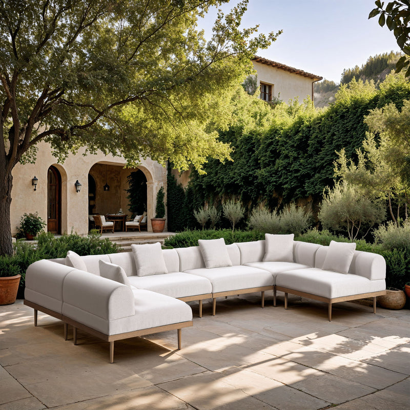 Laguna - 6 Piece 142" Outdoor Patio Modular Sectional