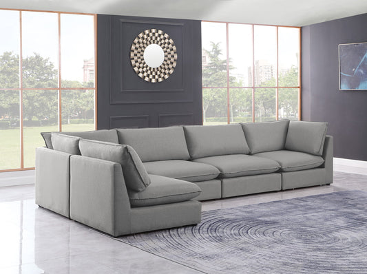 Mackenzie - Modular Sectional 5 Piece - Gray