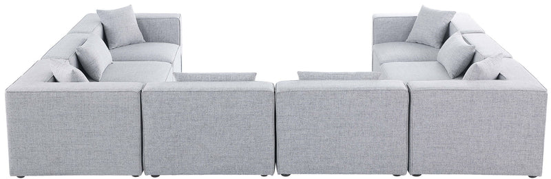 Cube - Linen 8 Piece Modular Sectional