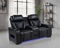 Zuma Dual Power Reclining Loveseat