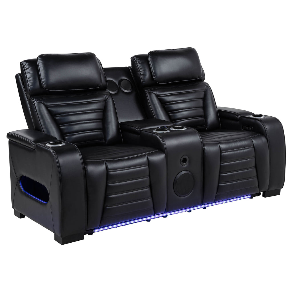 Zuma Dual Power Reclining Loveseat