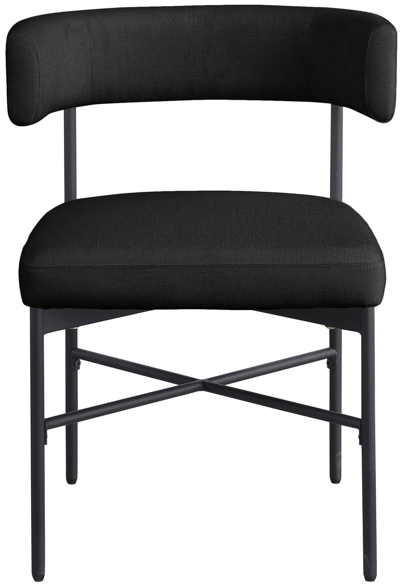 Rivage - Durable Dining Chair With Black Frame (Set of 2)