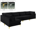 Julia - Modular Sectional 5 Piece - Black