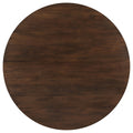 Everton - Round Wood Dining Table - Dark Walnut