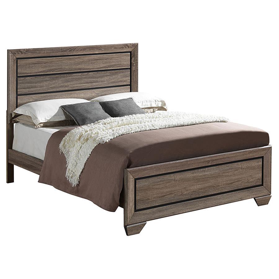 Kauffman - Wood Panel Bed