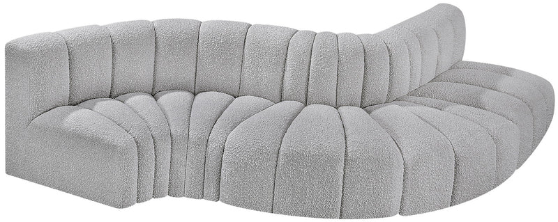 Arc - Boucle Fabric 5 Piece Modular Sofa