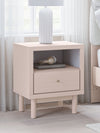 Wistenpine - One Drawer Night Stand - Blush