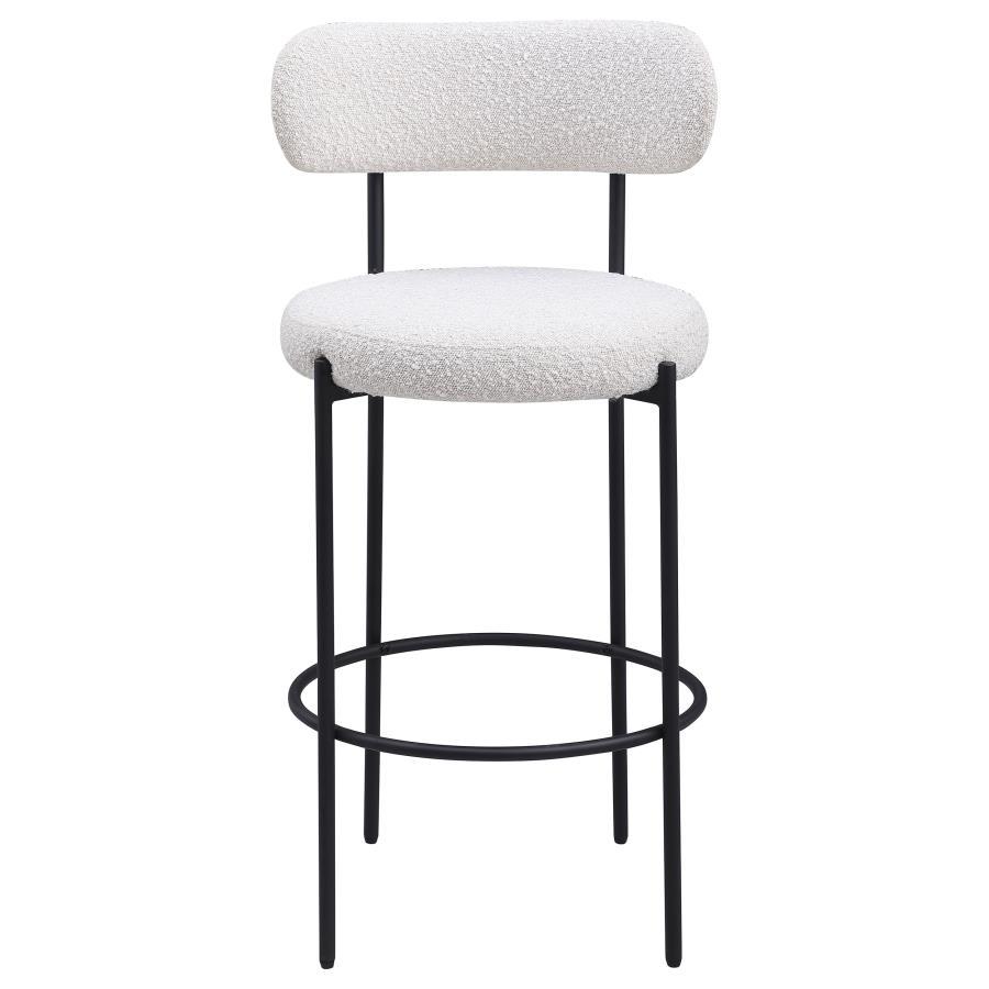 Viola - Boucle Upholstered Bar Stool (Set of 2)