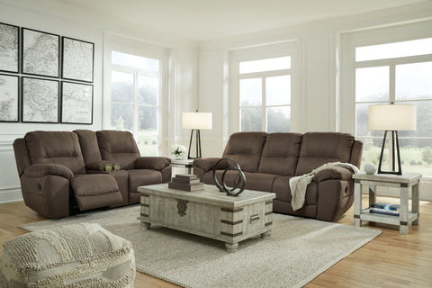 Dark Brown / 2 Pc. Reclining Sofa, Loveseat