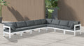 Nizuc - Outdoor Patio Modular Sectional 8 Piece - Grey - Fabric