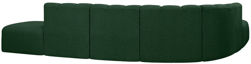 Arc - Boucle Fabric 7 Piece Corner Modular Sofa