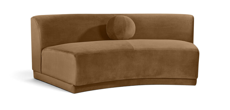 Avra - Velvet Performance Fabric Upholstered Armless Sofa