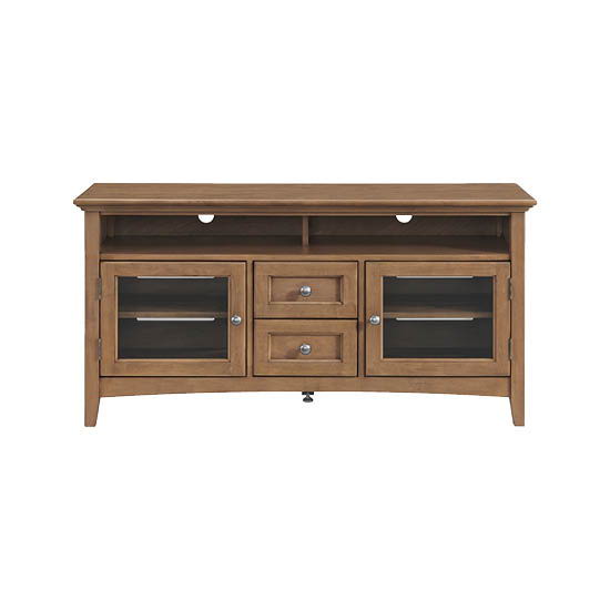 McKenzie - 54'' W Sound Bar Media Console - Pecan