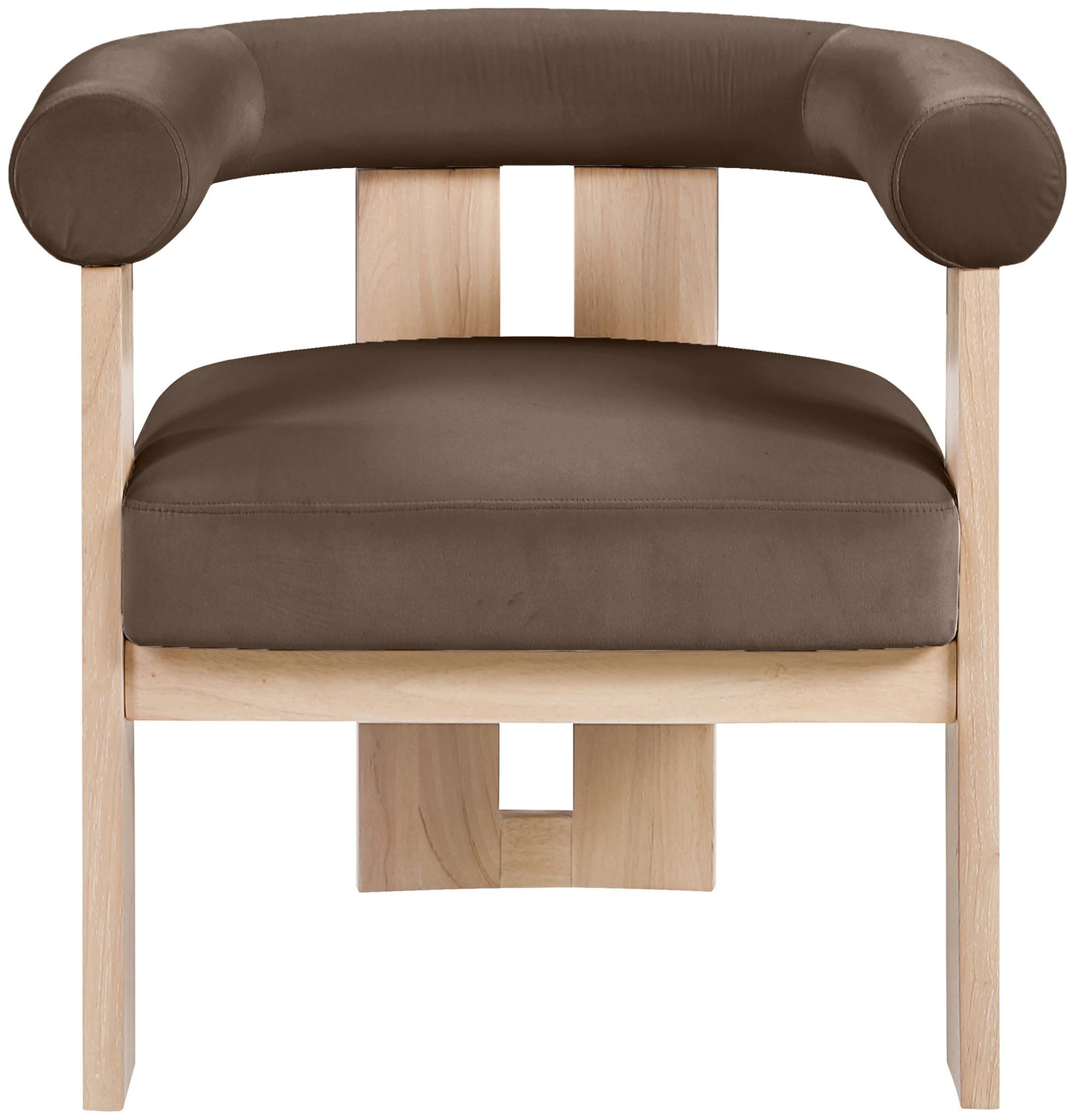 Arienzo - Performance Fabric Upholstered Accent Chair - Natural Base