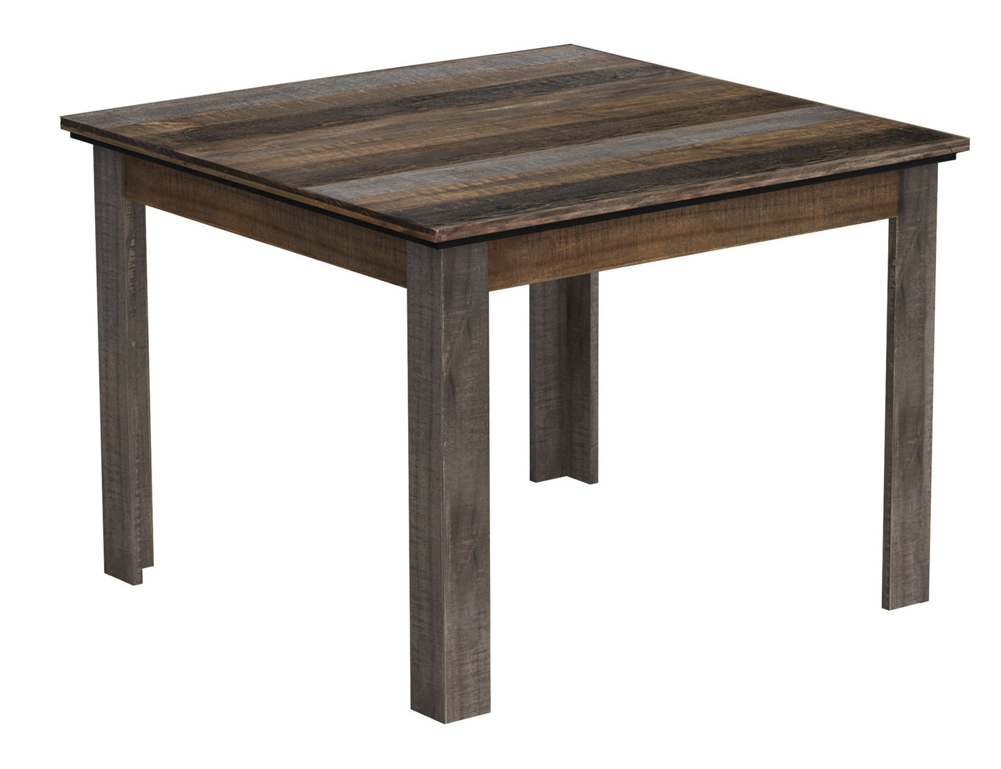 Loft Brown - 42" Table - Two Tone Gray / Brown
