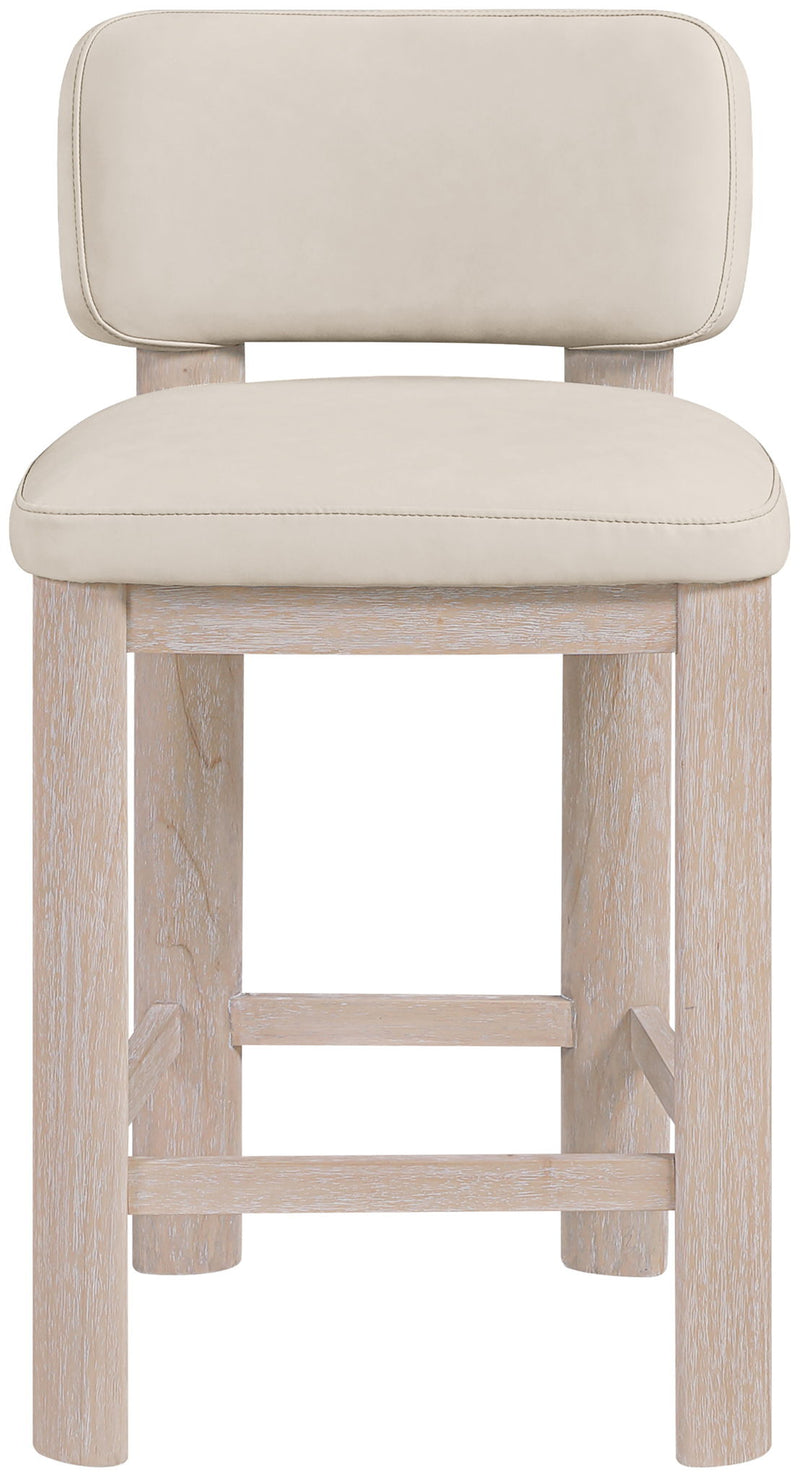 Paloma - Faux Leather Upholstered Counter Stool (Set of 2)