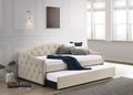 Sadie - Upholstered Daybed With Trundle