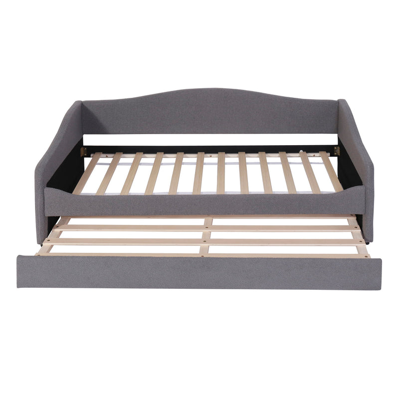 Design Upholstered Daybed With Light And Trundle
