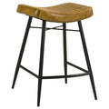 Bayu - Leather Upholstered Counter Stool (Set of 2)