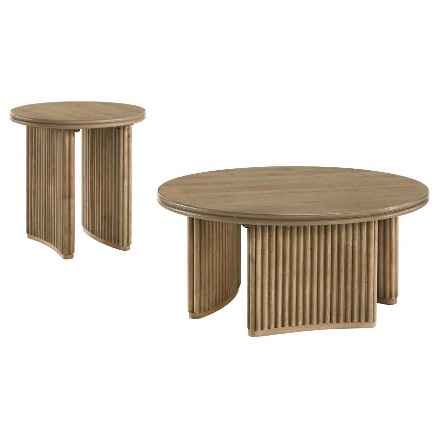 Adina - Round Coffee Table Set