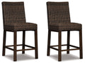 Paradise - Medium Brown - Barstool (Set of 2)