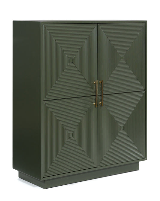 Geirwood - Dark Green - Accent Cabinet