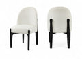Torino - Upholstered Dining Chair With Brushed Black Base (Set of 2)