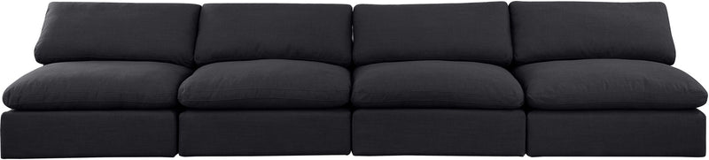 Comfy - Linen Modular Armless Sofa 4 Seats