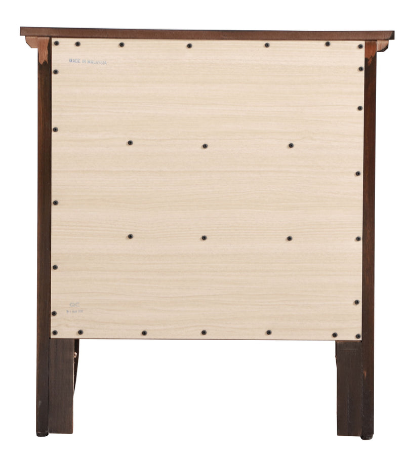 Hammond - 3 Drawer Nightstand - Cappuccino