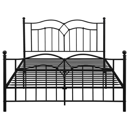 Klossen - Metal Queen Open Frame Bed - Black