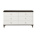 Carena - Dresser With Jewelry Tray - White & Brown