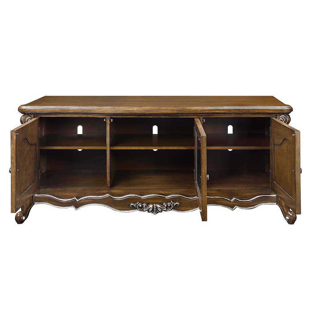 Latisha - TV Stand - Antique Oak Finish