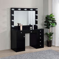 Acena - 7-Drawer Vanity Set With Lighting