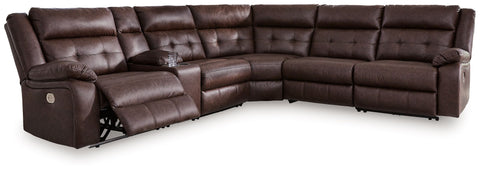 Dark Brown / 6 Pc. Power Reclining Sectional