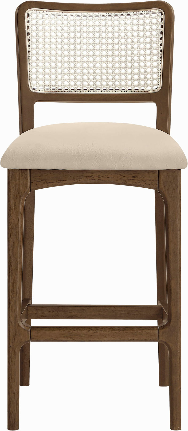 Atrium - Upholstered Bar Stool (Set of 2) - Brushed Brown Frame
