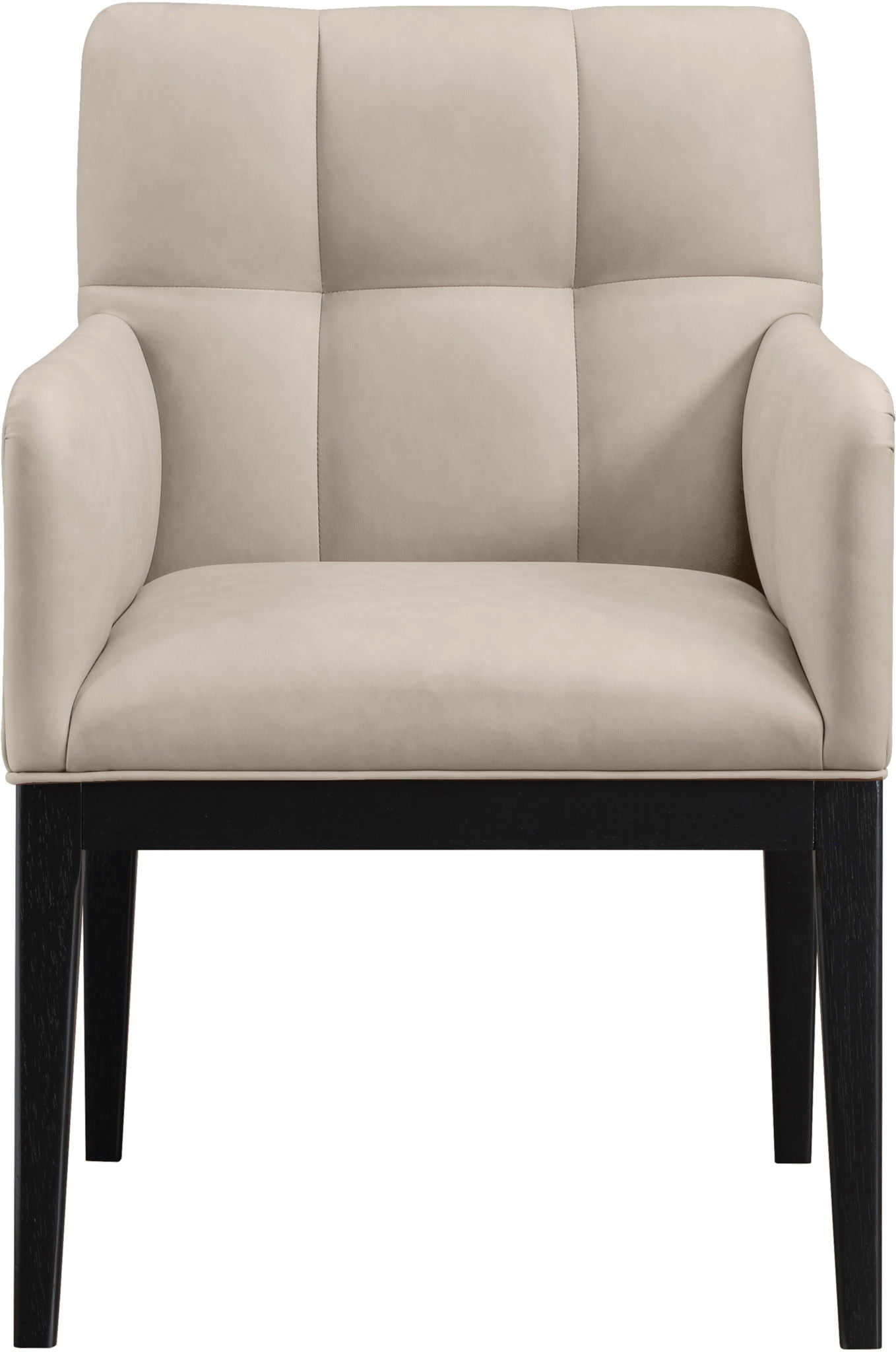 Adrian - Dining Arm Chair (Set of 2) - Black Legs