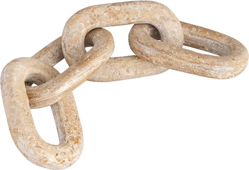 Lynx - Travertine Decorative Chain Links - Natural