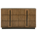 Terrace - 6-Drawer Dresser Cabinet - Ash Brown