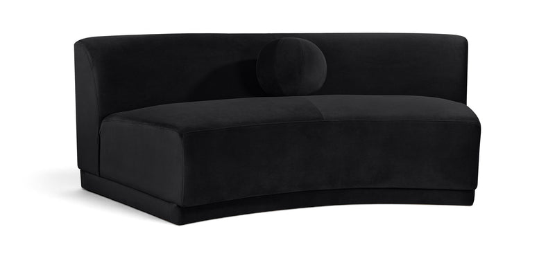 Avra - Velvet Performance Fabric Upholstered Armless Sofa