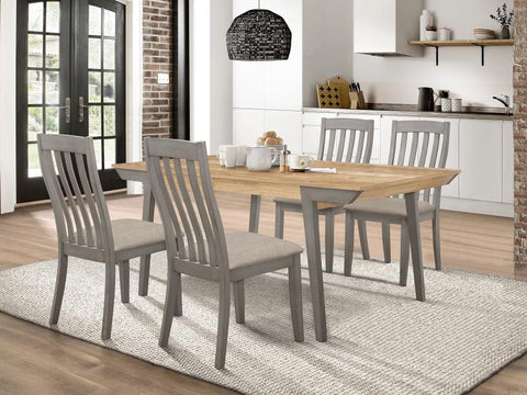 Dark Gray / 5 Pc. Table, 4 Chairs