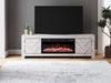 Cayboni - LG TV Stand With Fireplace Option