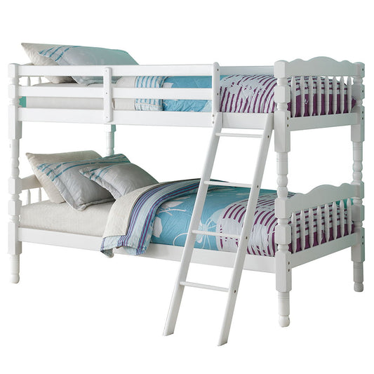 Homestead - Bunk Twin Over Twin Bed - White