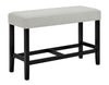 Marbel - Counter Height Bench - Dove