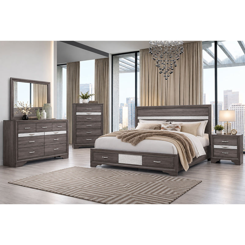 Ryder - 5 Piece Bedroom Set With Drawer Footboard