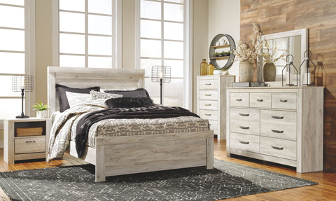 Beige / 6 Pc. Bed, Dresser, Mirror, Chest / Queen