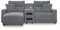 Modmax II - Reclining Sectional - Salt And Pepper