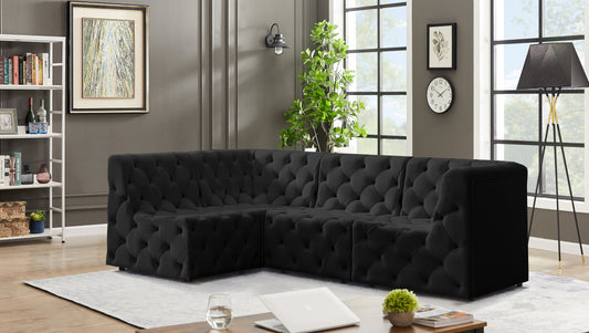 Tuft - Modular Sectional 4 Piece - Black