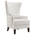 Pippin - Upholstered High Wingback Accent Chair - Latte