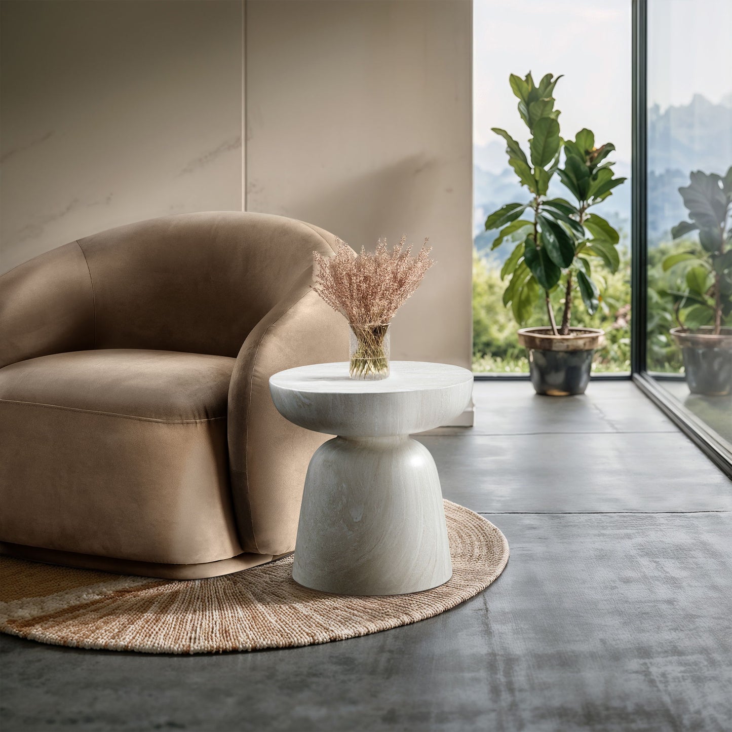 Avellino - Concrete End Table