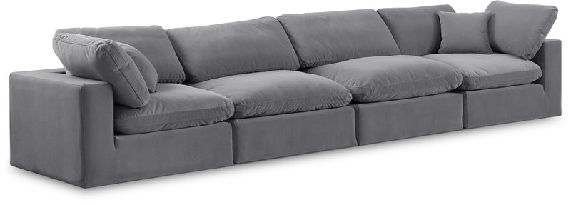 Comfy - Velvet Modular Sofa 4 Seats